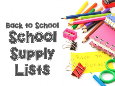 school supplies list