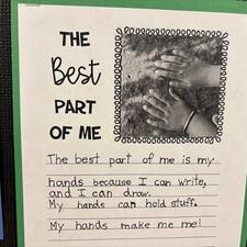 Best part of me writing assignment 